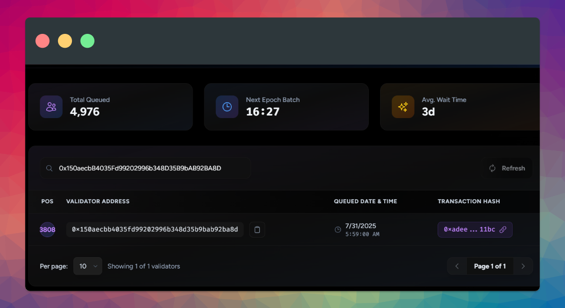 Aztec Adversarial Testnet Queue